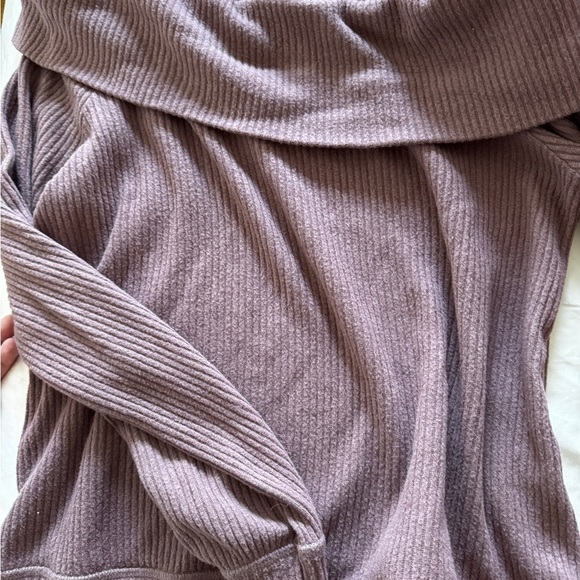 Women's Ribbed Sweater - Purple - Picture 1 of 2